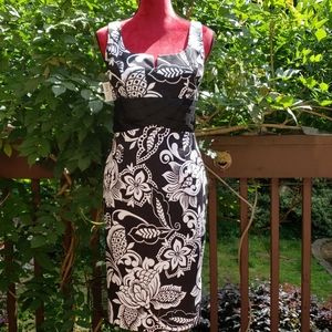 Beautiful Black & White Day to Night Dress Size 10